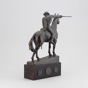 MAUD VON ROSEN, sculpture, bronze, signed.