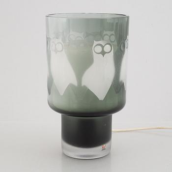 Hans Ove Sandberg, a glass table lamp, Kosta, Sweden,.