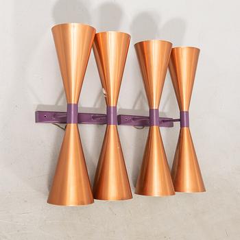 Hans-Agne Jakobsson, wall lamps a pair model S 2021 Markaryd 1960s.