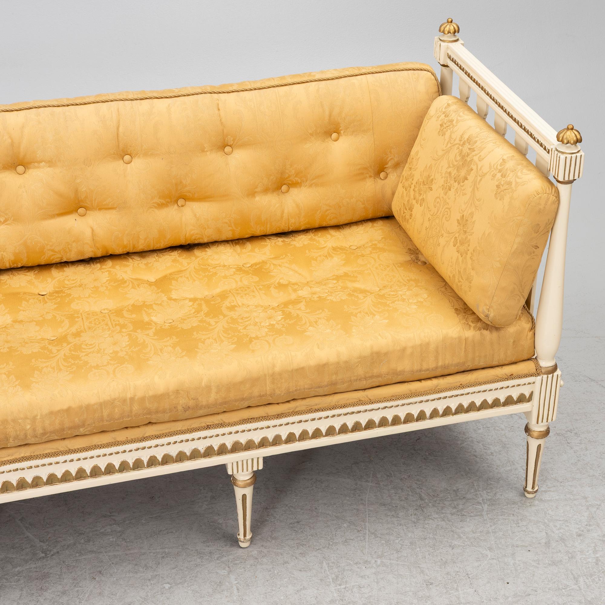 Soffa, gustaviansk, 1800-tal.
