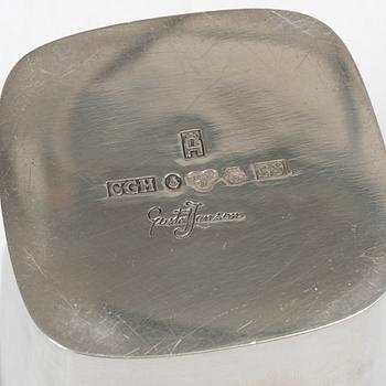 Gustav Janson, vase, silver, C.G. Hallberg, Stockholm 1957.