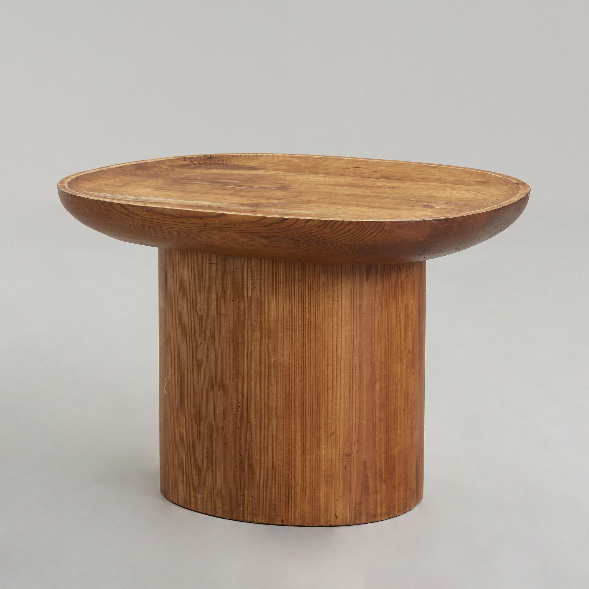 An Axel Einar Hjorth stained pine 'Utö' table, Nordiska Kompaniet 1930's.