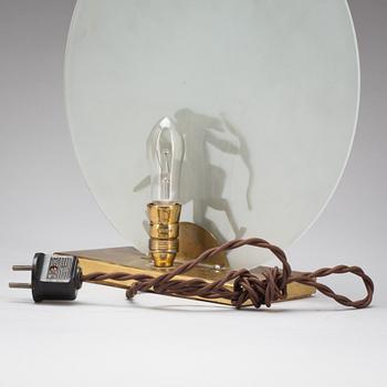 BORDSLAMPA, 1900-talets första hälft.