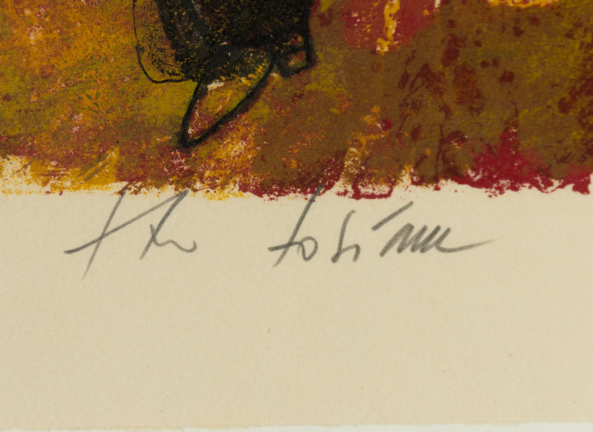 Theo Tobiasse, Mapp med 18 färglitografier, "Un hommage à H.C. Andersen".