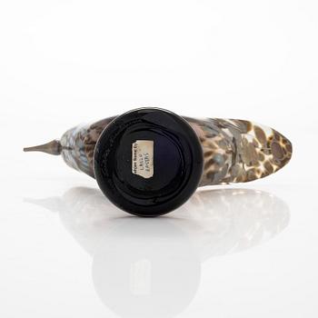 Oiva Toikka, A glassbird, 'Songtrush', signed Oiva Toikka Nuutajärvi.