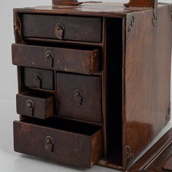 A Chinese/Southeast Asian hardwood box, 20th century.