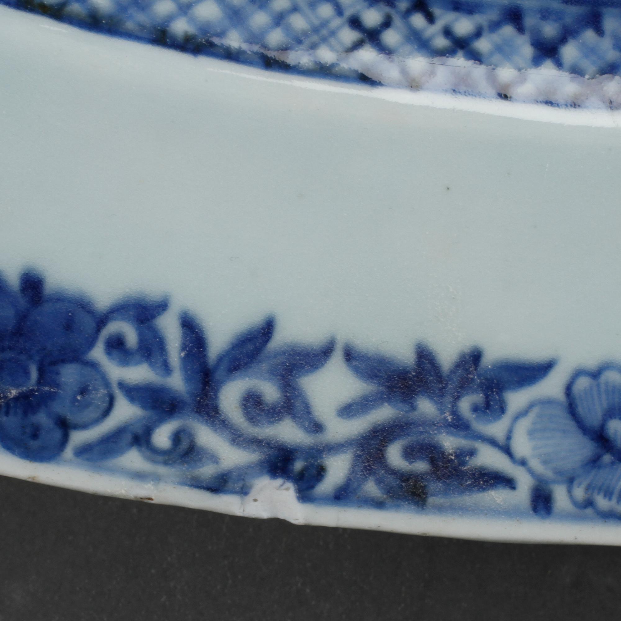 STEKFAT, porslin, Kina, 1700-tal.