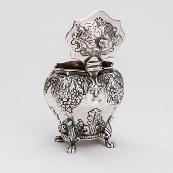 SOCKERSKÅL, silver, Nathan & Hayes, Chester, England 1899. Vikt 168 g.