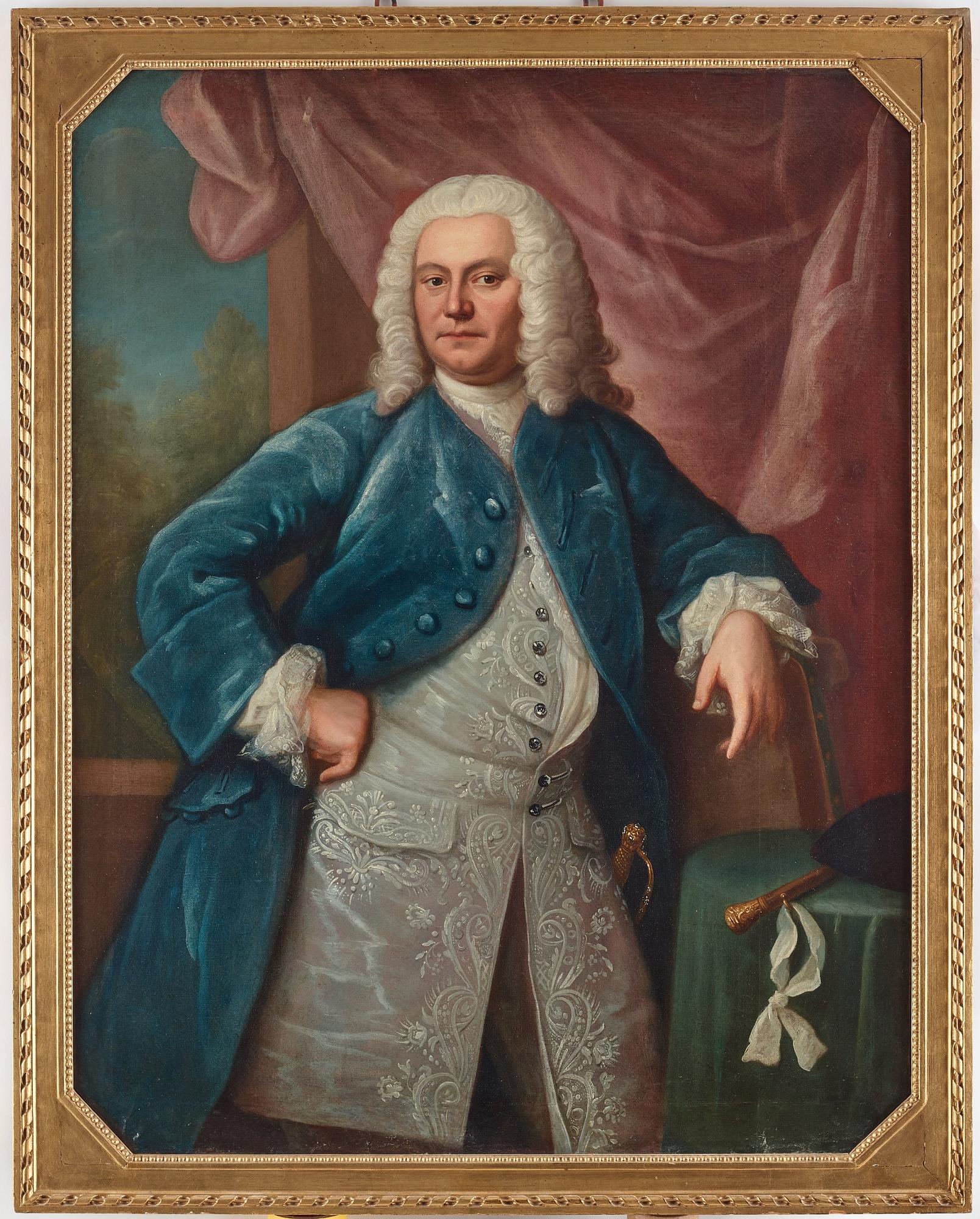 LORENS PASCH D Ä, olja på duk, signerad Lorentz Pasch pinxit a tergo.