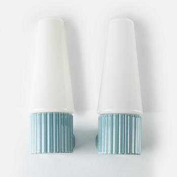 Hans-Agne Jakobsson, a pair of wall lamps/bathroom lamps, IFÖ, Sweden, 1960's.