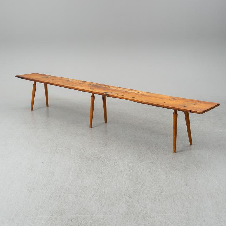 A pine bench, first half of the 20th Century.