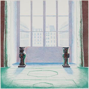 440. David Hockney, "Two vases in the Louvre".