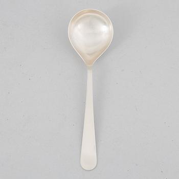 Wiwen Nilsson, serveringssked, silver, Anders Nilsson, Lund 1942.