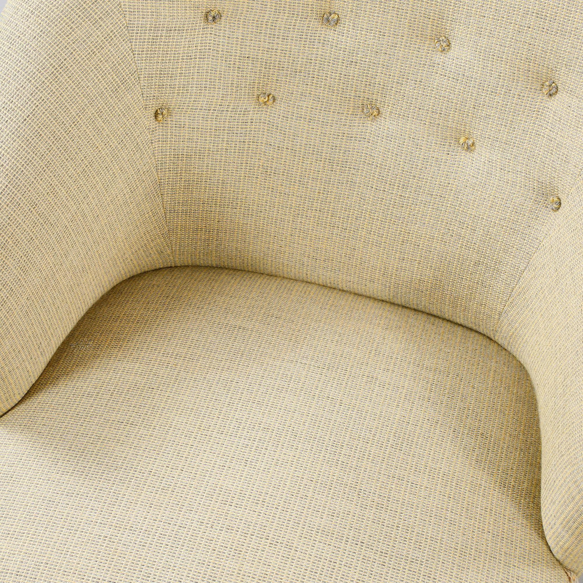 FÅTÖLJ, "Lillasyster", Carl Malmsten, O.H. Sjögren, Tranås, 1900-talets andra hälft.