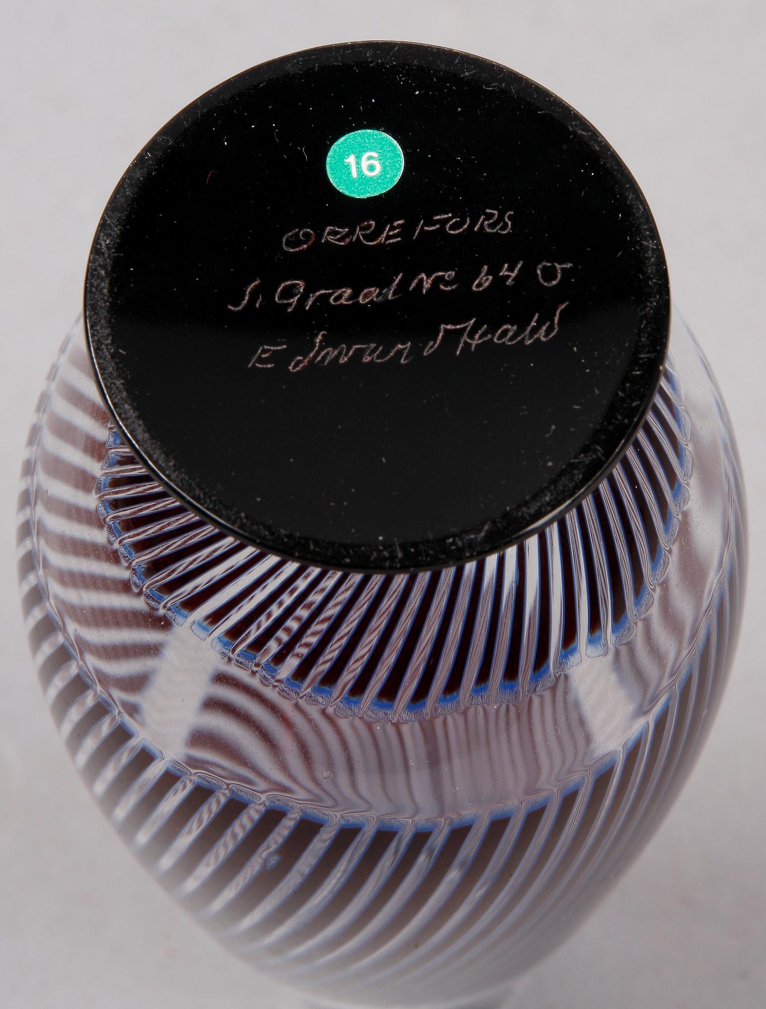 VAS SAMT SKÅL, glas, bla Edward Hald, Orrefors.