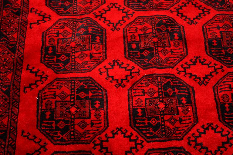 An Afghan rug, old, ca 280 x 210 cm.