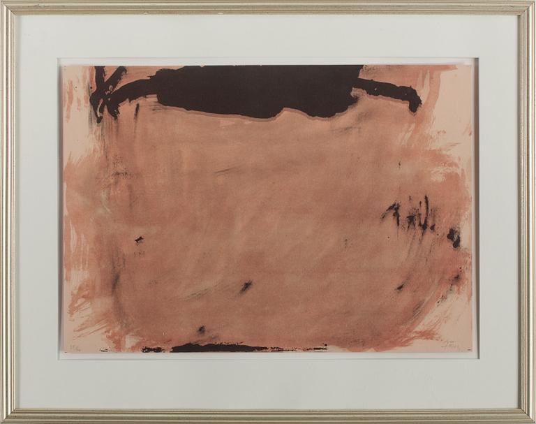 ANTONI TÀPIES, färglitografi, 1963, signerad och numrerad 35/40.