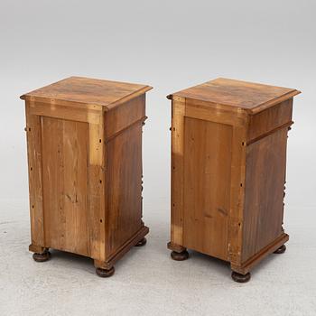 Chests of drawers, a pair, Neo-Renaissance, late 19th century.