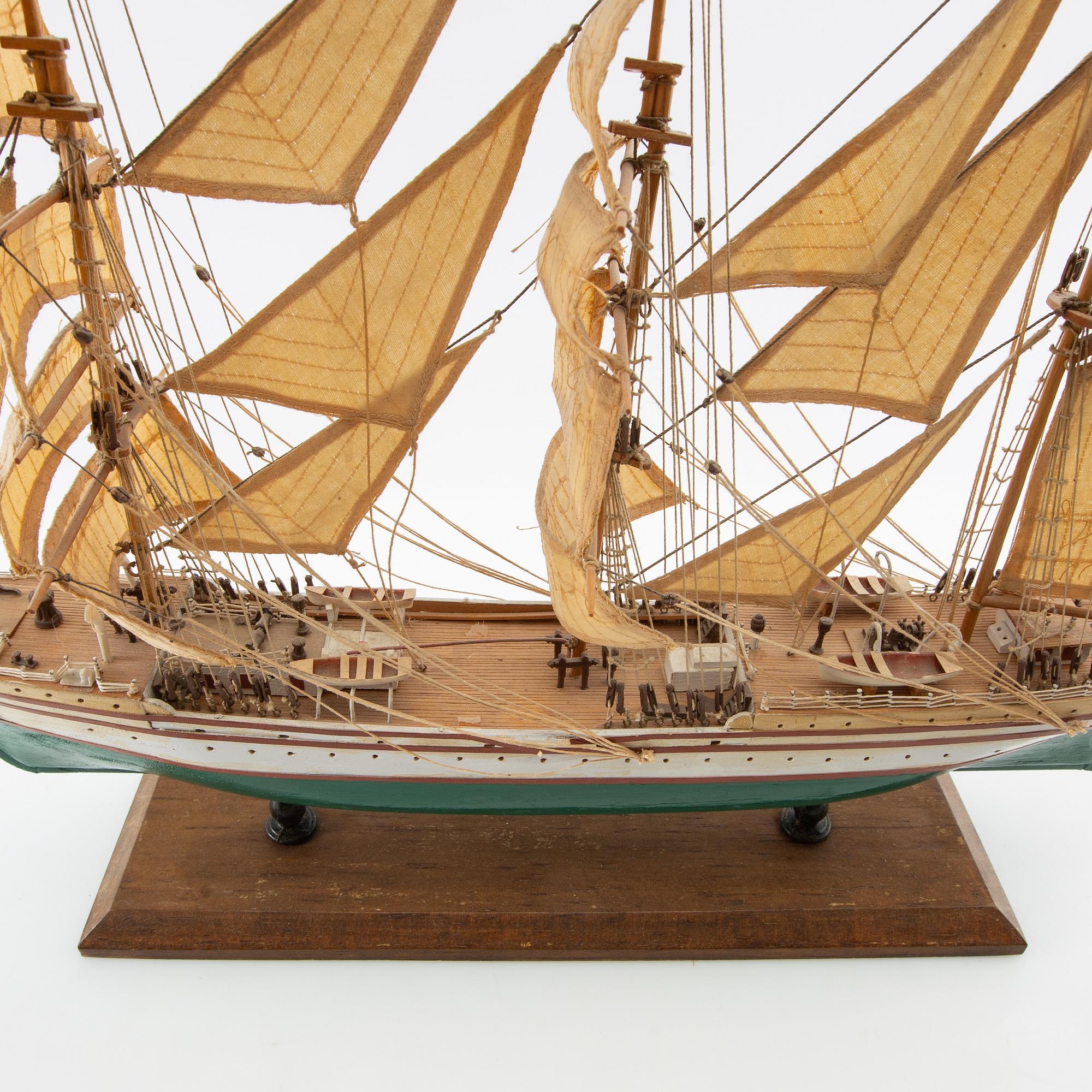 Modellbåt 1900-tal.