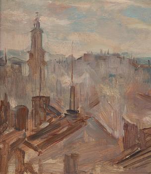 Lotte Laserstein, "Stockholm från Mosebacke".