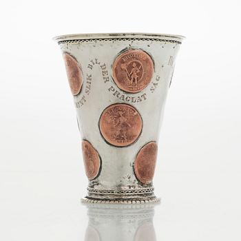 Pikari, kuparikolikoilla, leimaamaton, Ruotsi 1730-luku.