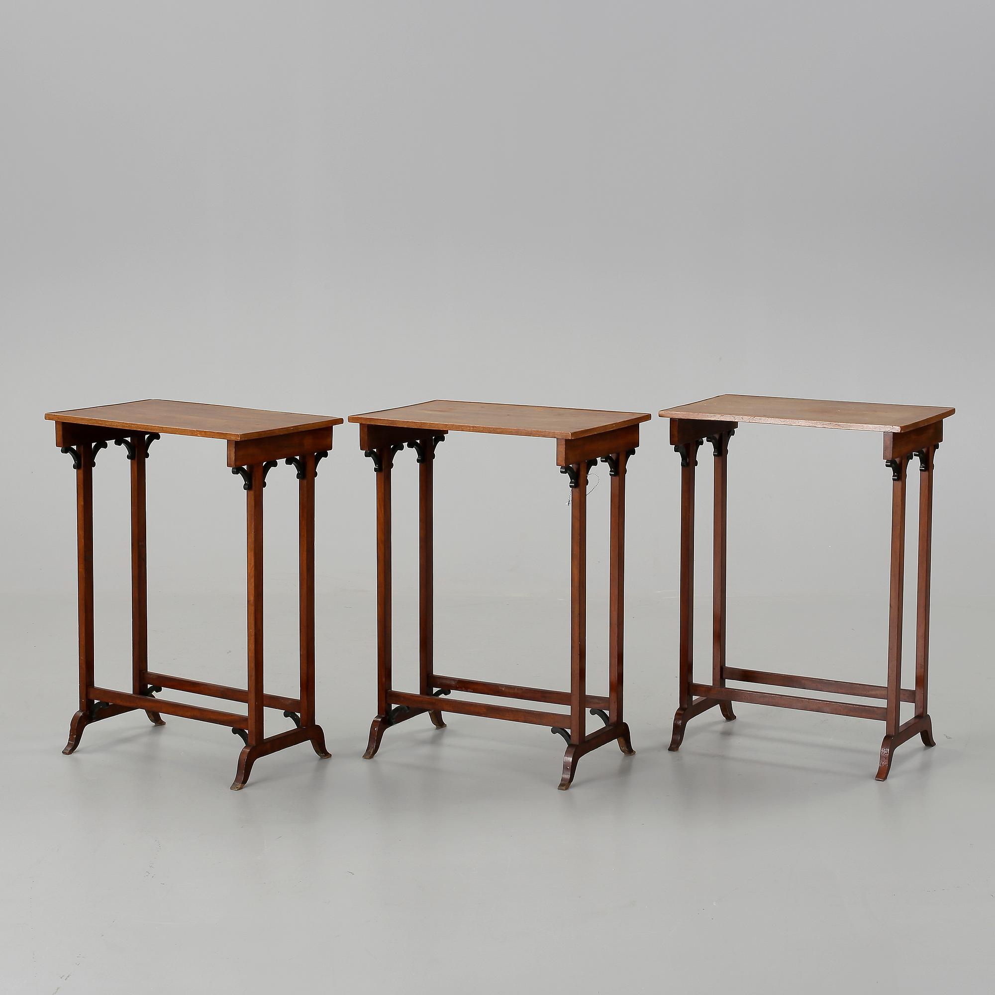 BORD, 3 st, 1800-tal.