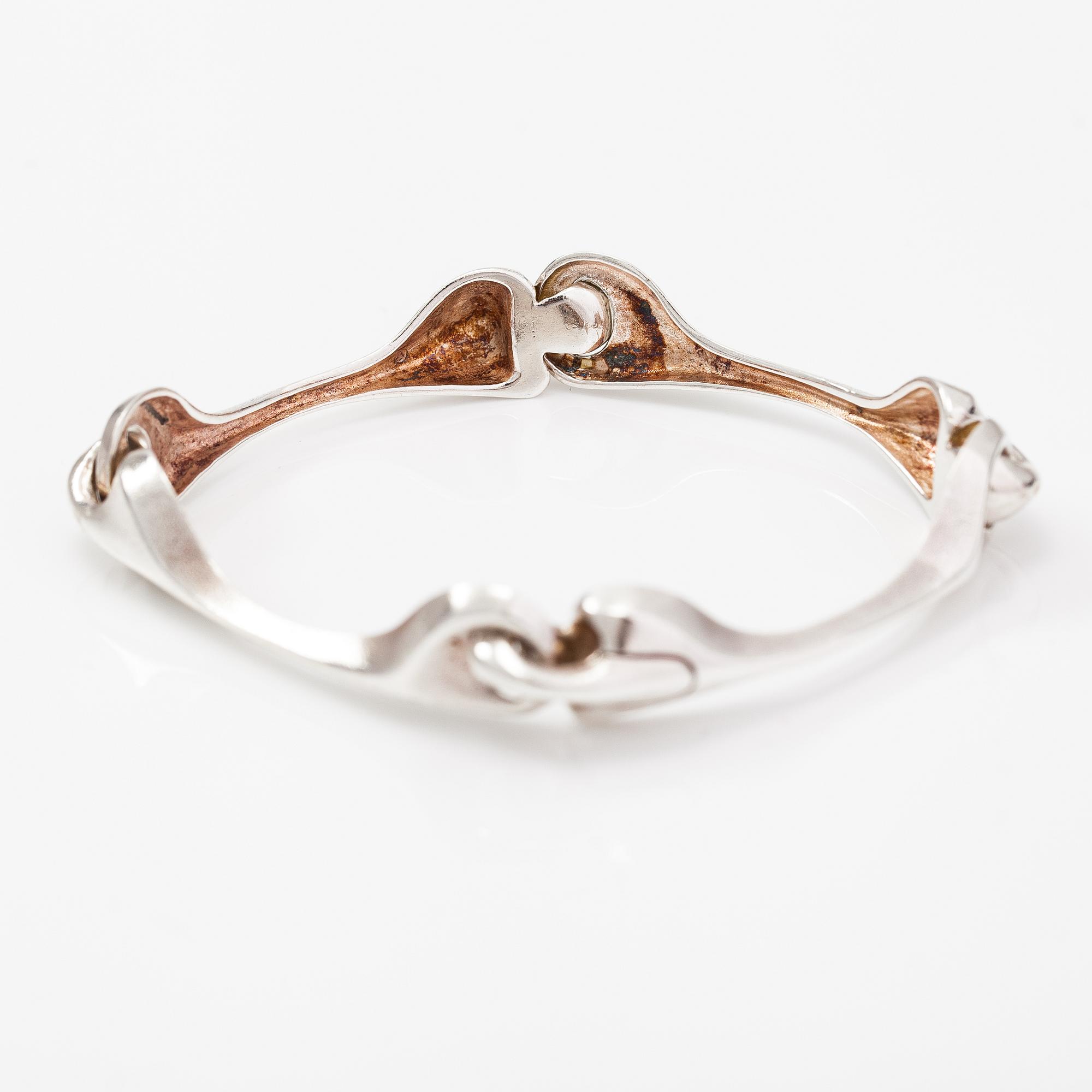 Björn Weckström, Armband "Armilla", sterlingsilver. Lapponia 1977.