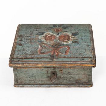Engagement box, folk art, 17th-18th century.