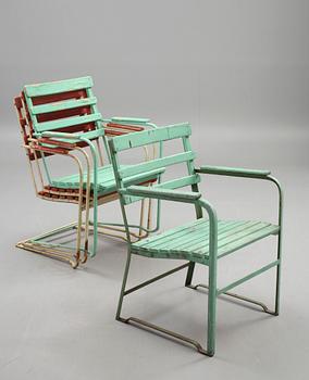 TRÄDGÅRDSSTOLAR, 3+1, 1900-talets första hälft.