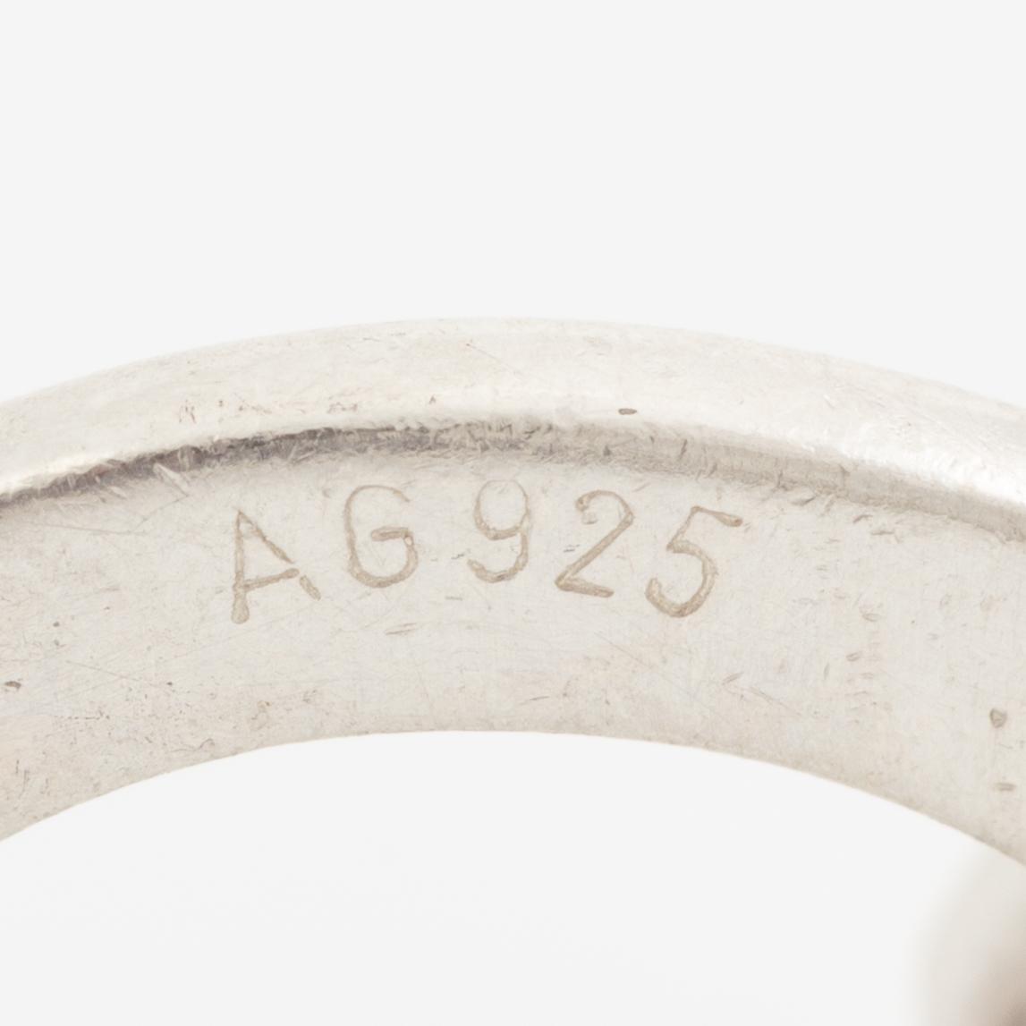 Hermès, manschettknappar, sterling silver.