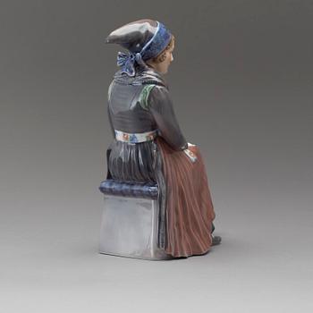 FIGURIN, Dahl Jensen, porslin, 1900-talets andra hälft.