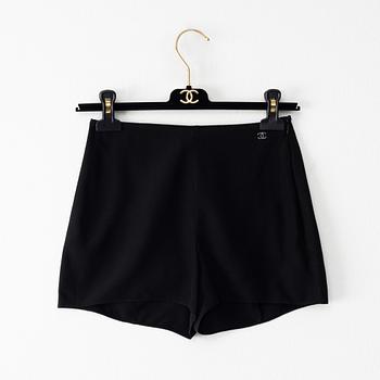 Chanel, shorts, "Crepe de chine", fransk storlek 34.