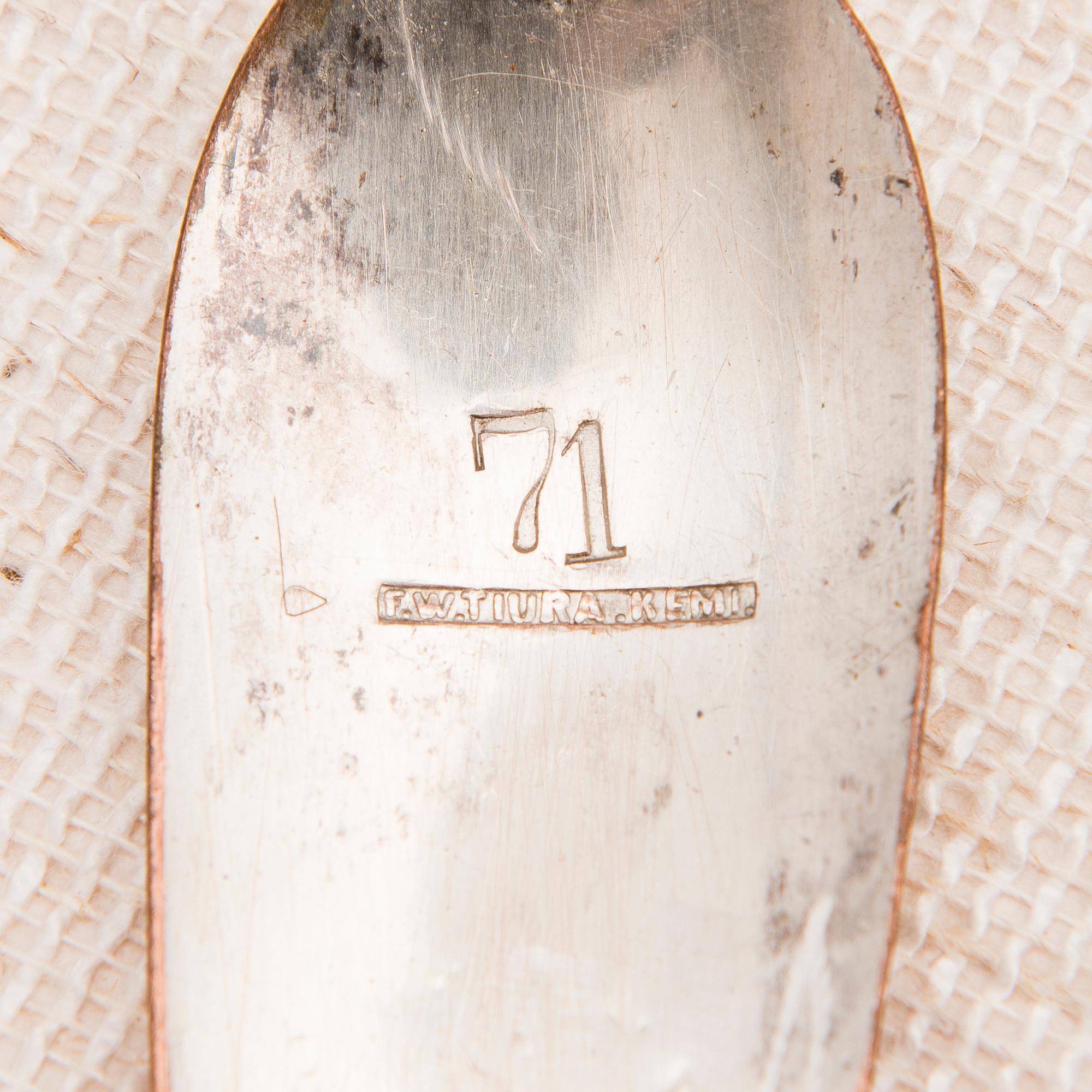 F.W.TIURA, UISTIMIA, 7 kpl, Kemi, 1896-1939.