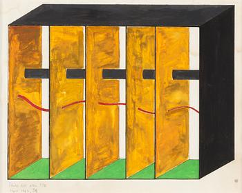 STEN EKLUND, gouache, signed and dated 1967.