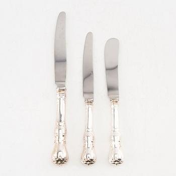 Cutlery silver 101 pieces "Prins Albert" GAB Stockholm 1979.