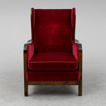 WILHELM KNOLL, an easy chair from Knolls Moderna Möbler, 1930's.