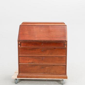 A mahogany flap secretaire first half of the 20th century.