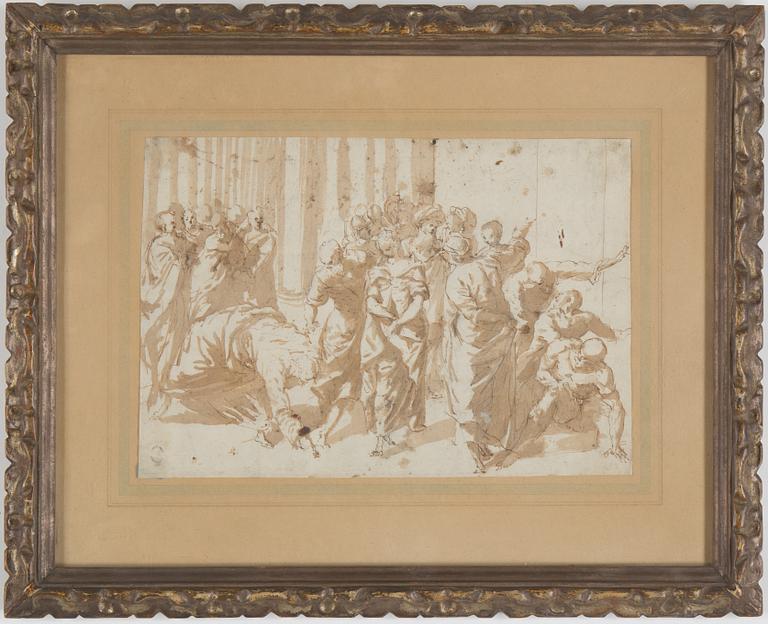 OKÄND KONSTNÄR, 16/1700-tal, tuschlavering.