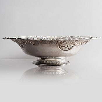 Lale Silverware & Co Ltd, praktskål, sterling silver, Istanbul, Turkiet 1900-tal. Nyrokoko.