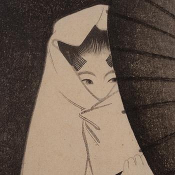 Taniguchi Kokyo, "Spirit of the Heron Maiden".