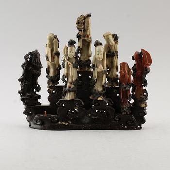 SKULPTUR, soapstone, Kina, 1900-tal.