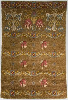 Penkkiryijy, 1900-luvun alku. Noin 245 x 160 cm.