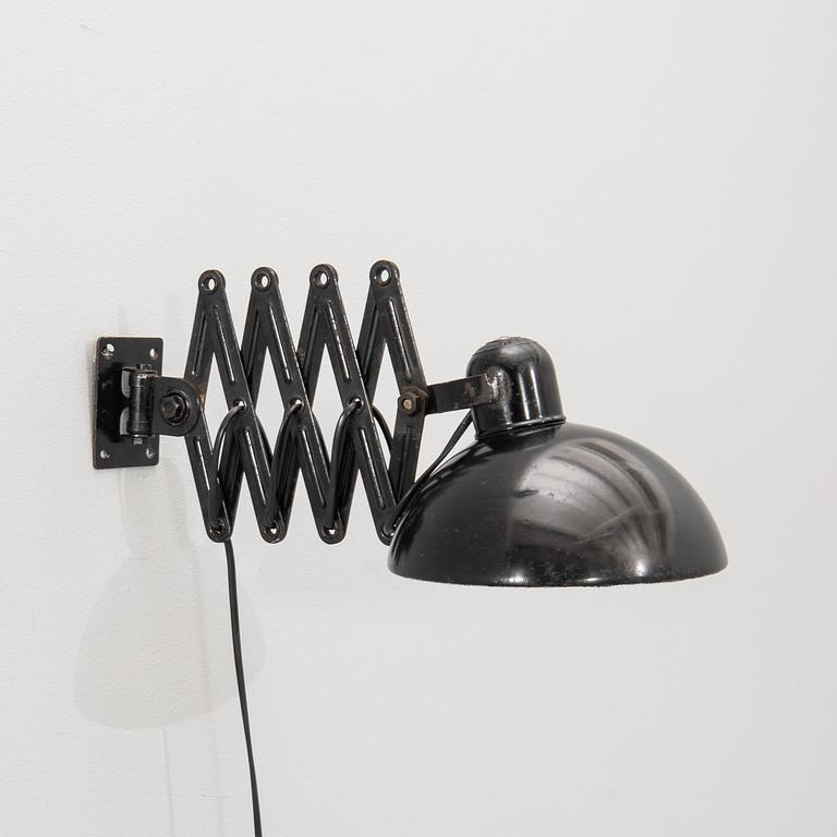 Christian Dell, wall lamp for Kaiser Idell Germany 1930s.
