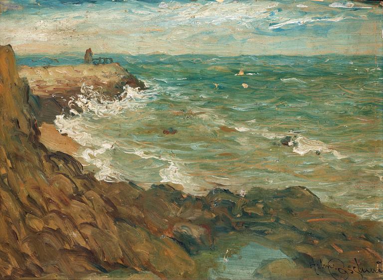 Helmer Osslund, Coastal scene.