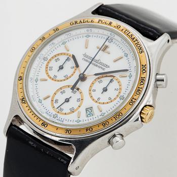 JAEGER-LE COULTRE, Heraion, wristwatch, chronograph, 34 mm.