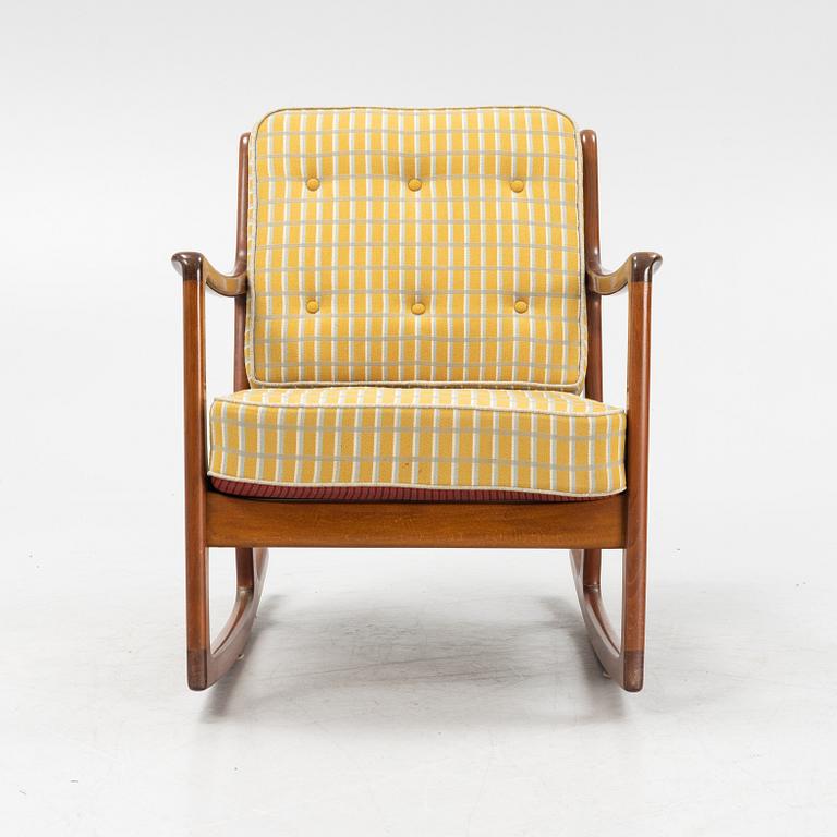 Ole Wanscher, a rocking chair, France & Daverkosen, Denmark, 1950's.