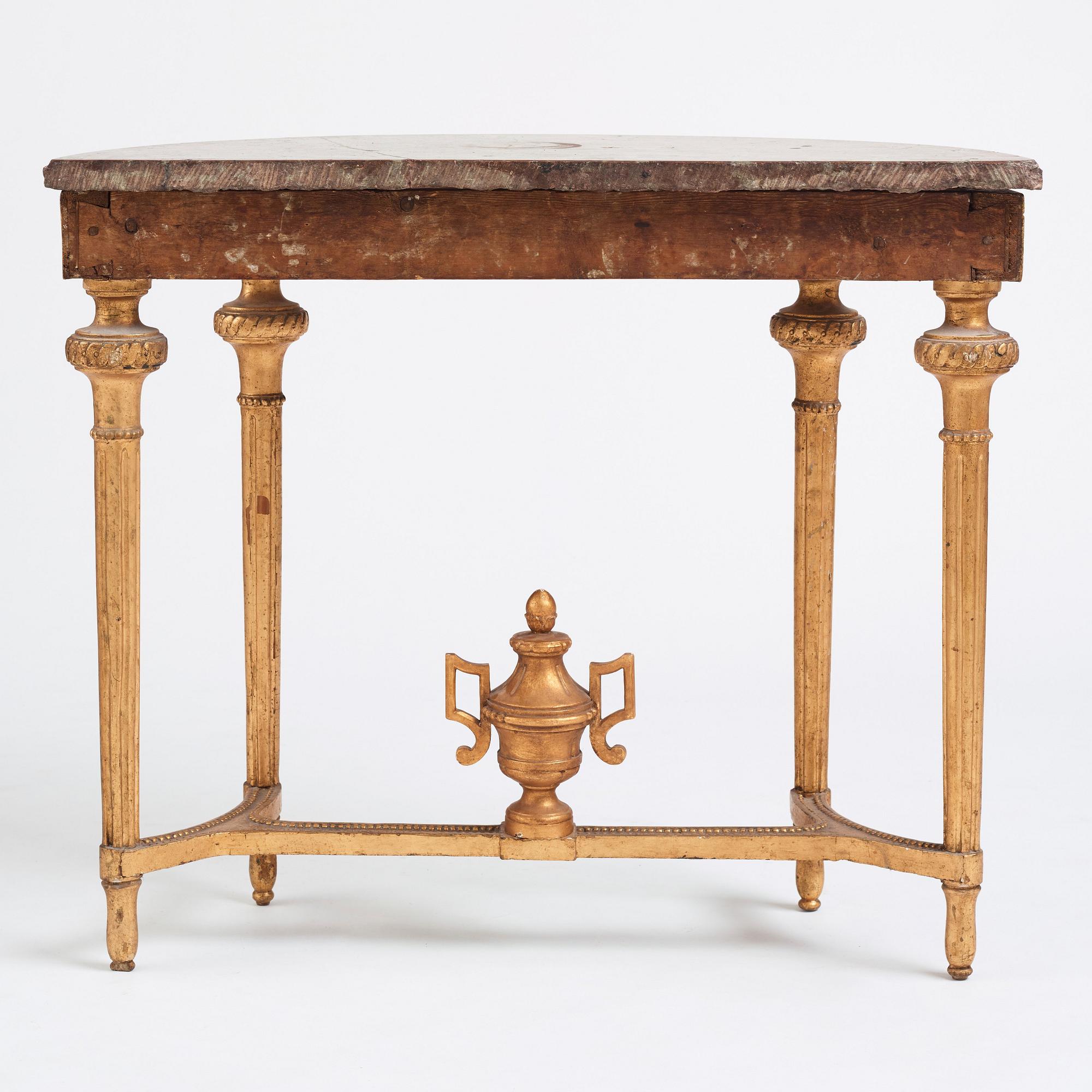 Konsolbord, 1700-talets senare del, Gustavianskt.
