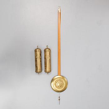 A Gustavian style floor clock, first half of the 20th century.