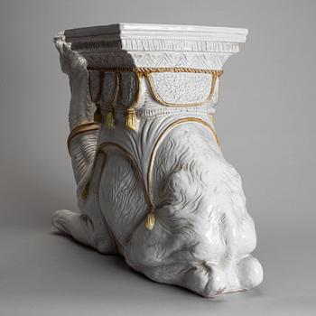 A pedestal, Italy, second half of the 20th century.