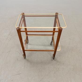 Cees Braakman, A mid 1900s teak serving trolley.